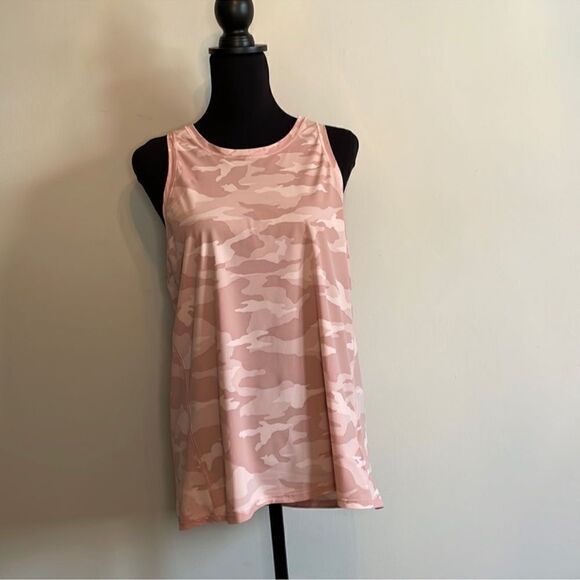 Athleta Ultimate Camo Train Tank Pink Camo XL - Picture 3 of 6